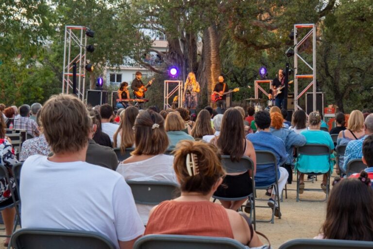 El públic, en el concert de la Beth al Jardí de la Pau.