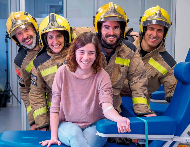 Els bombers t'acompanyen a donar sang