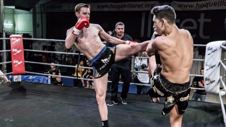Competició anterior de boxa i kick boxing a Lloret