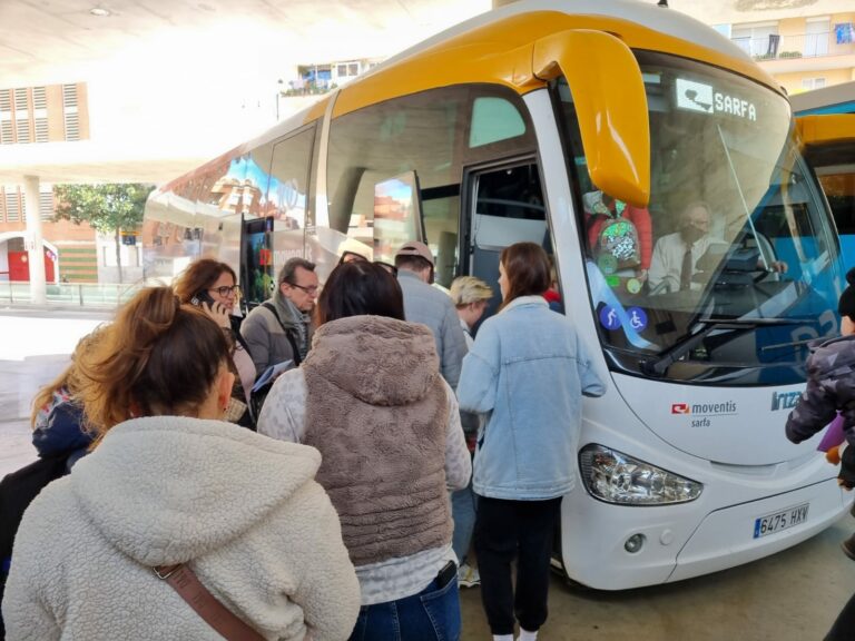 El bus que ha sortit avui de Lloret cap a Girona.