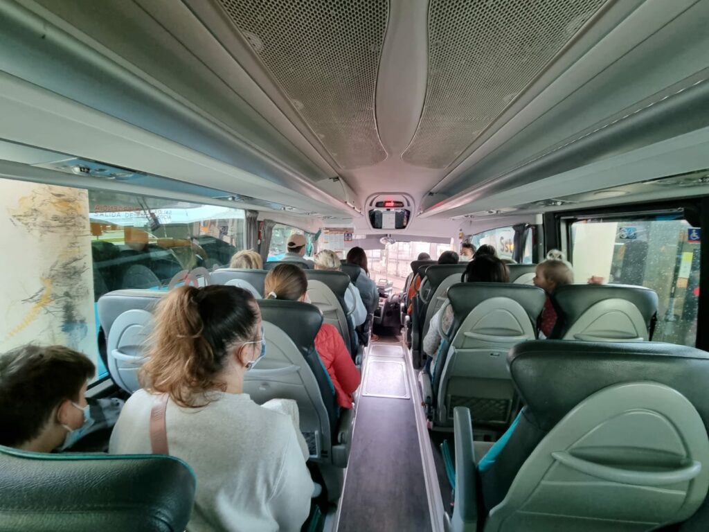 El bus que ha sortit avui de Lloret cap a Girona.