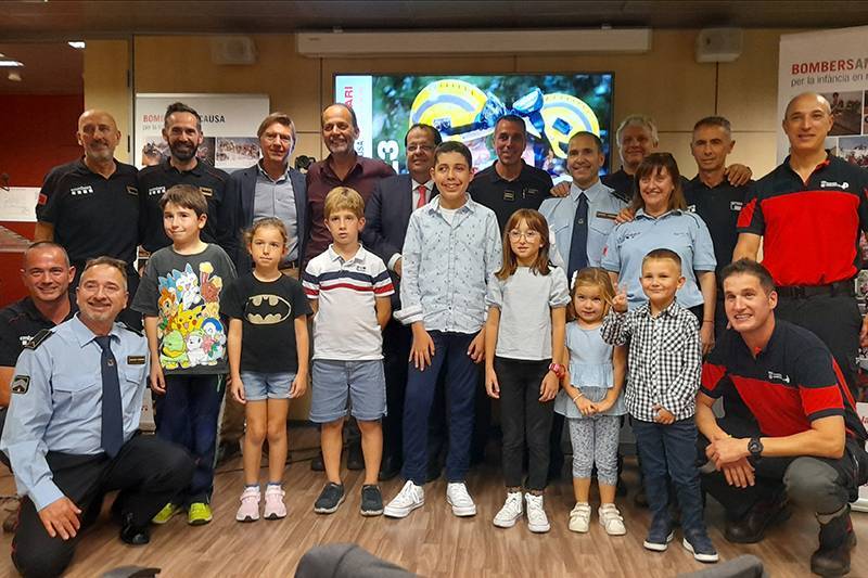 L'acte de presentació del calendari (Bombers de la Generalitat)