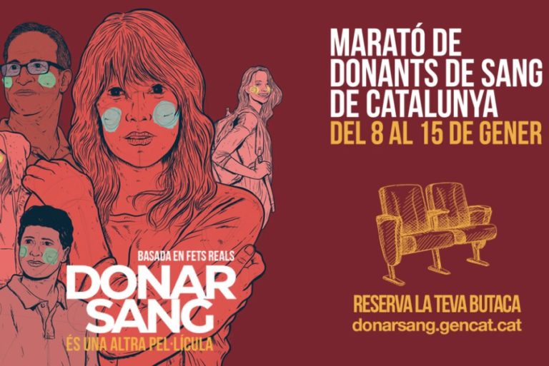 Cartell de la Marató de Donants de Sang (Banc de Sang i Teixits)