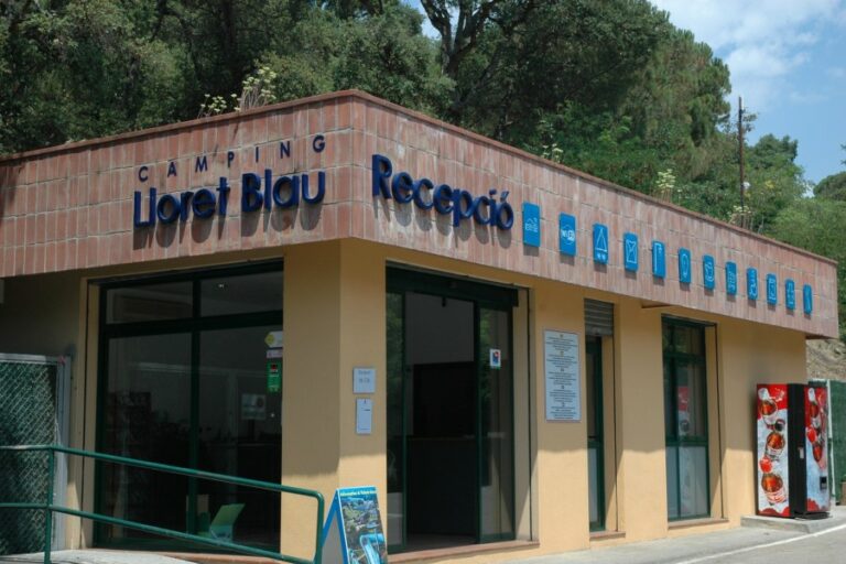 Recepció del càmping Lloret de Mar