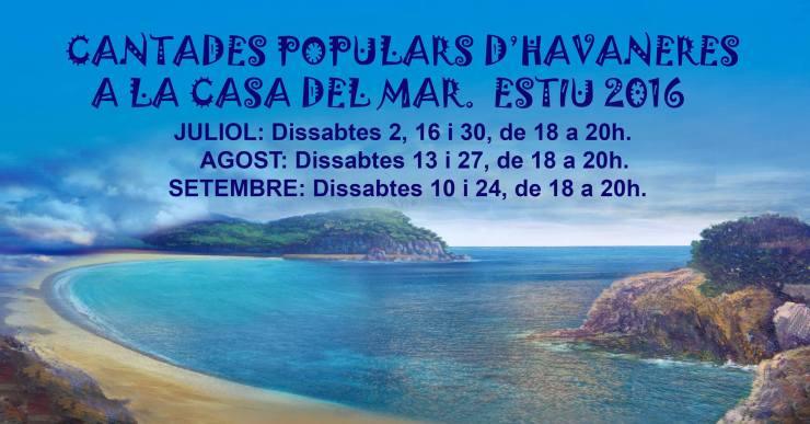 Tornen les cantades d’havaneres a la Casa del Mar