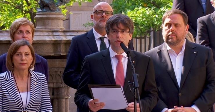 Referèndum, l’1 d’octubre: ‘Voleu que Catalunya sigui un Estat independent en forma de república?’