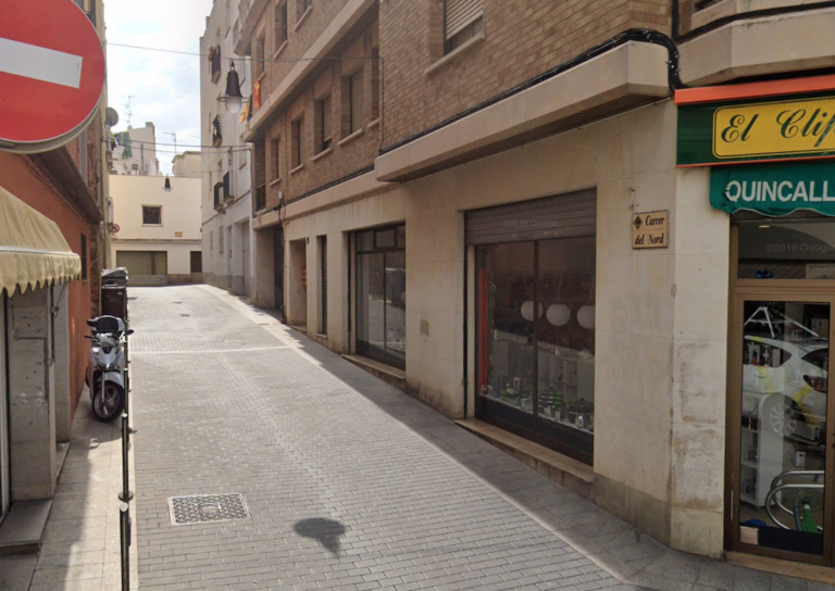 El carrer del Nord de Lloret (Google Maps)