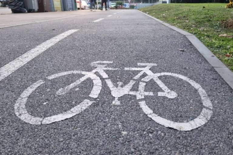Un carril bici de Lloret (Ajuntament de Lloret de Mar)