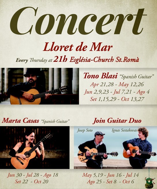 Cartell del Festival de Guitarra del Mediterrani