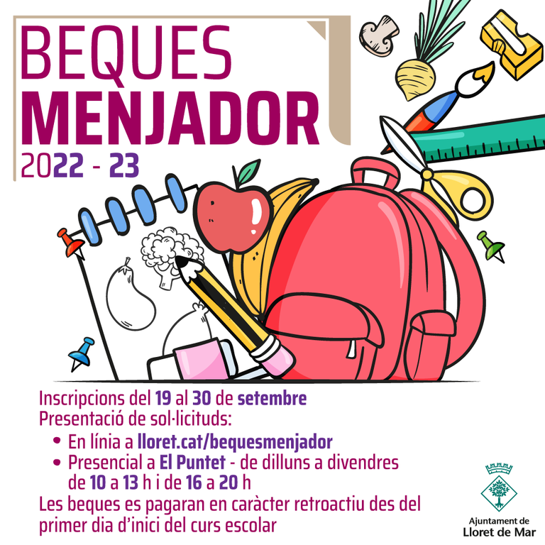 cartell beca manejador