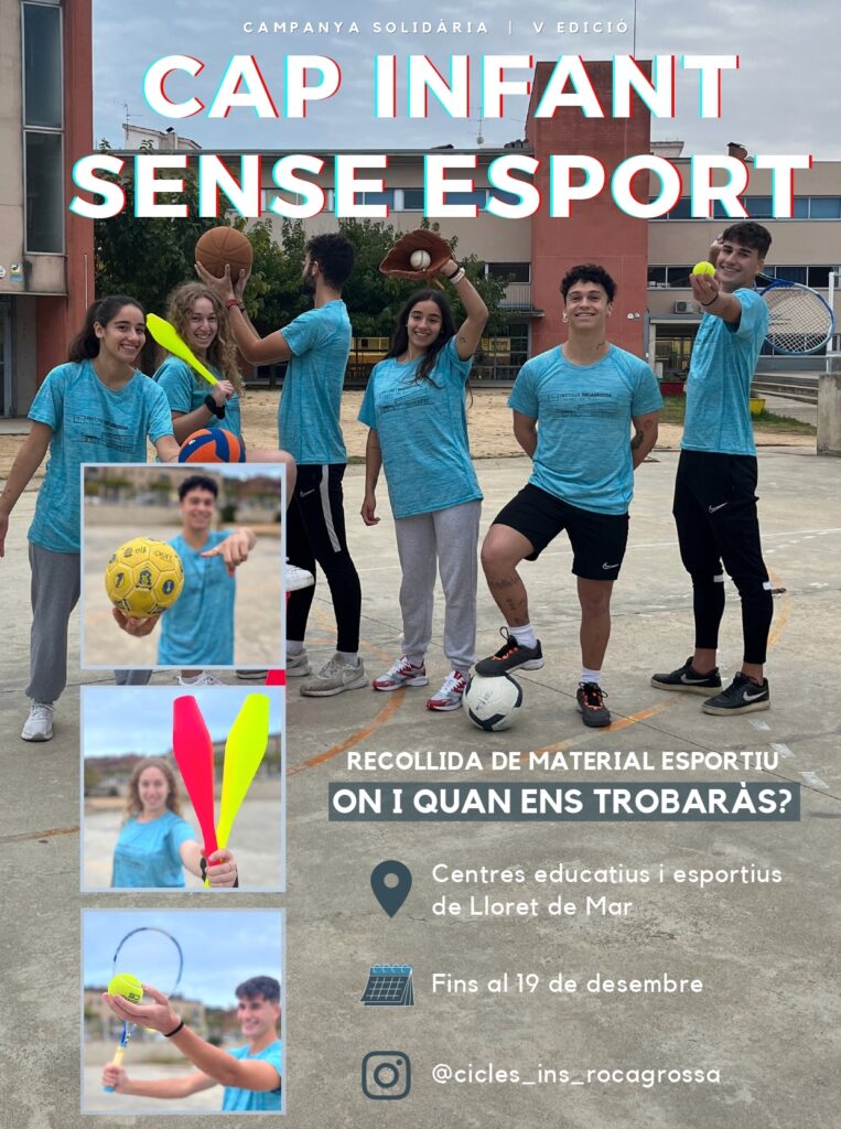 cartell campanya Cap infant sense esport 1