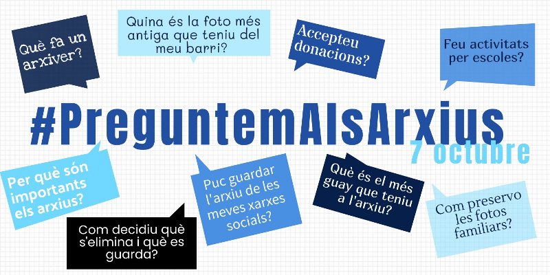 cartell campanya Preguntem als Arxius