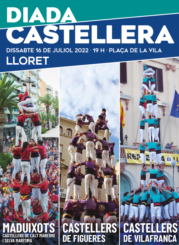 Cartell de la diada castellera del 2022