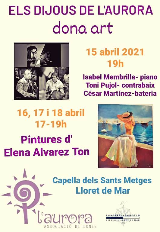 Cartell amb el concert organitzat per l'Aurora