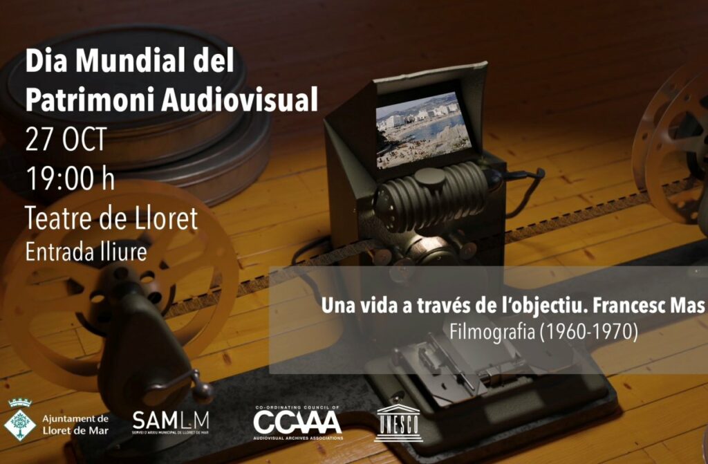 cartell del dia mundial del patrimoni audiovisual