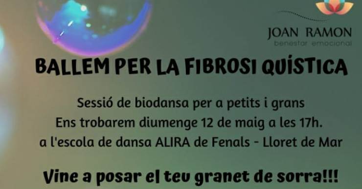 Una classe de biodansa a l’escola Alira solidària amb la fibrosi quística