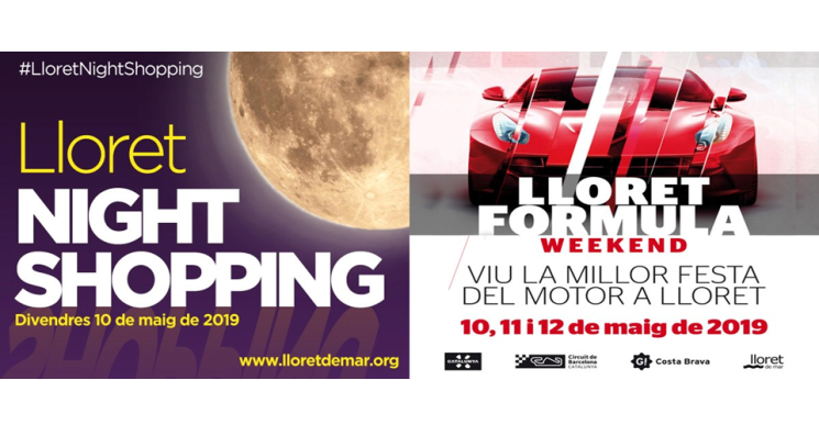 Arriben, aquest cap de setmana, el Lloret Formula Weekend i la Night Shopping