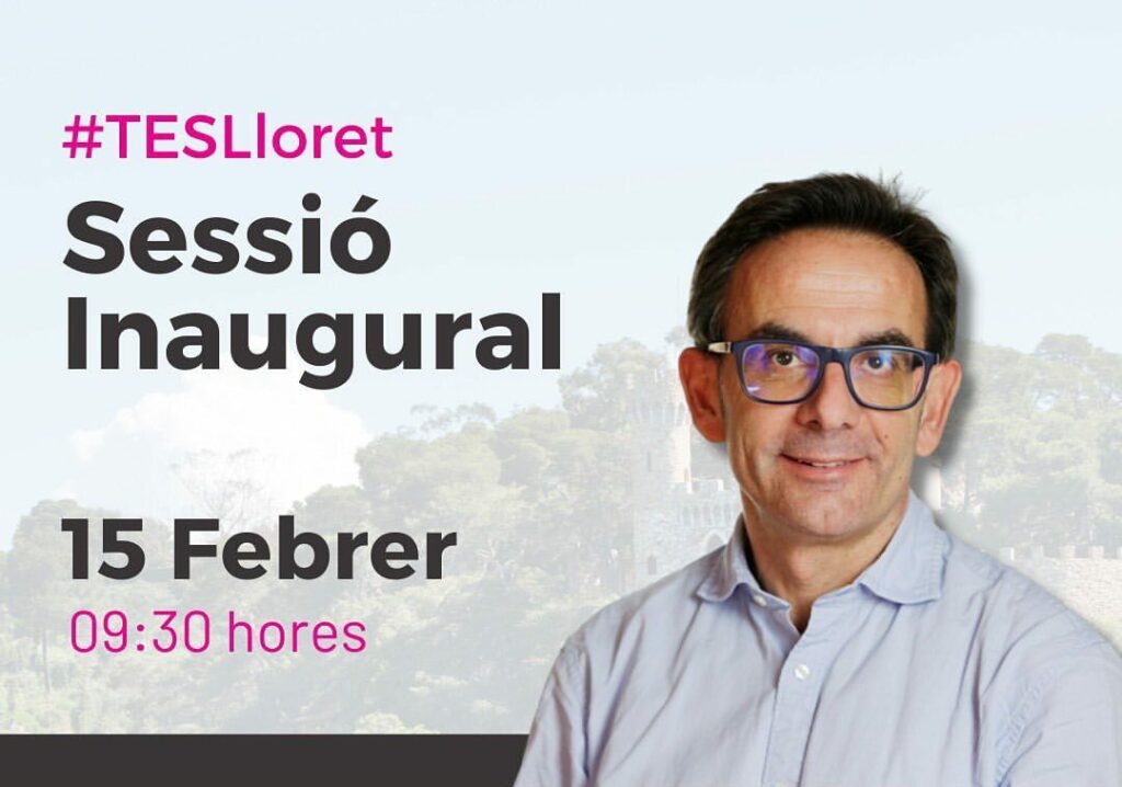 Cartell de la sessió, amb Jaume Marín.