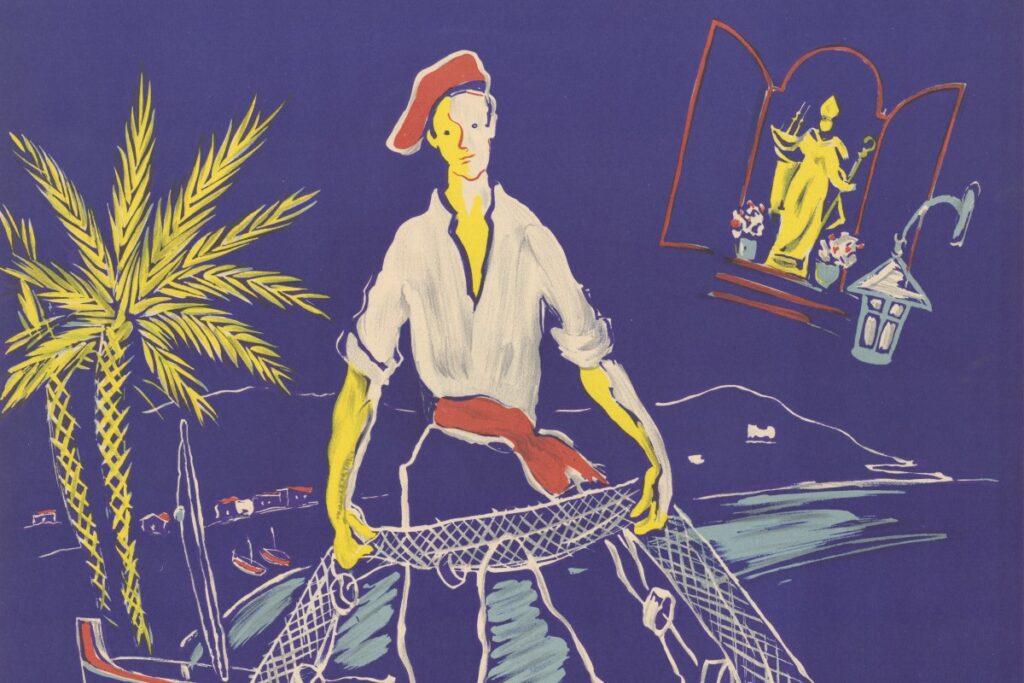 El cartell de 1955, de l'Òpera Marina (Arxiu Municipal de Lloret de Mar)