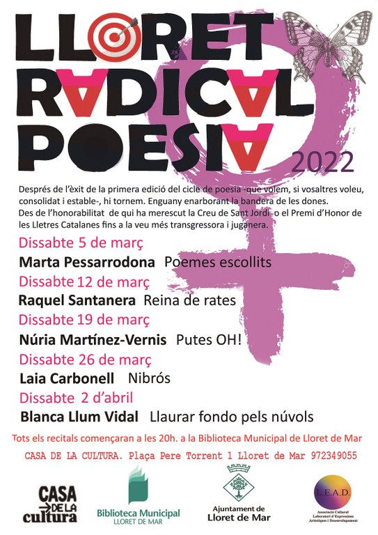 Cartell del cicle de poesia.