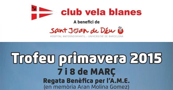 El Club de Vela Blanes organitza una regata benèfica per la lluita contra l’AME