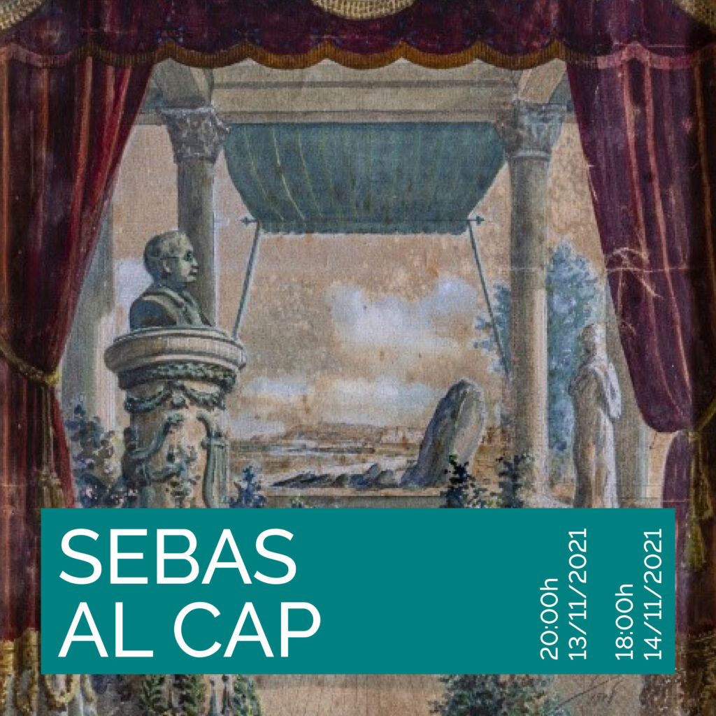 Cartell de l'obra de teatre 'Sebas al cap'.