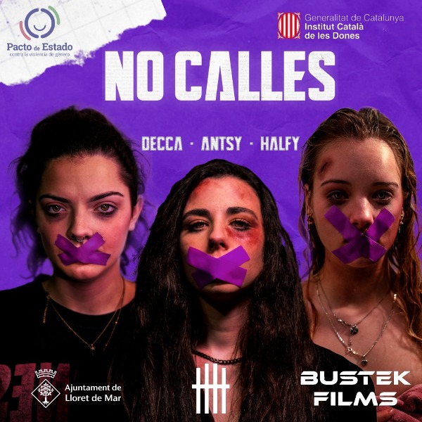 Portada del videoclip NO CALLES.