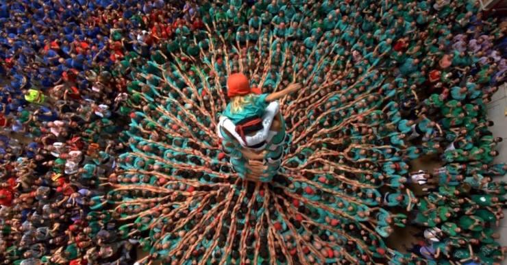 Toni Bach guanya el 26è Concurs de Castells amb els Castellers de Vilafranca
