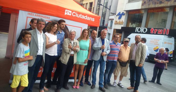 C’s fa campanya a Lloret i és molt crític amb les formacions independentistes