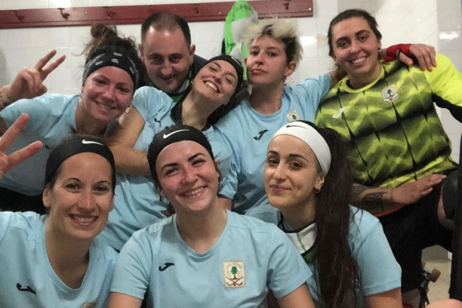 Les noies del primer equip (Club Hoquei Lloret)