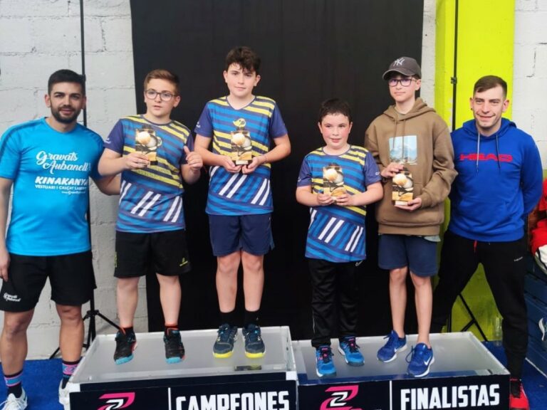 Les paralles formades per Marc Ruiz i Aitor Ahibar, i Aleix Arriaga i Dimitri Ulanov (Club Tennis i Pàdel Lloret)