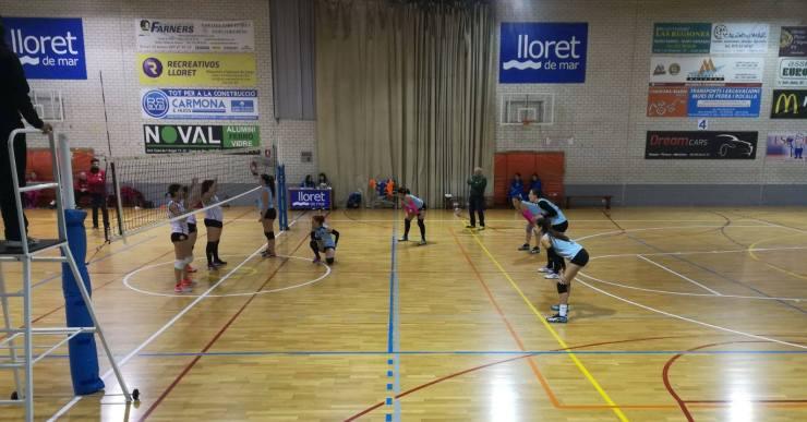 El Club Voleibol Lloret es col·loca líder de la classificació de la fase d’ascens a Primera Divisió