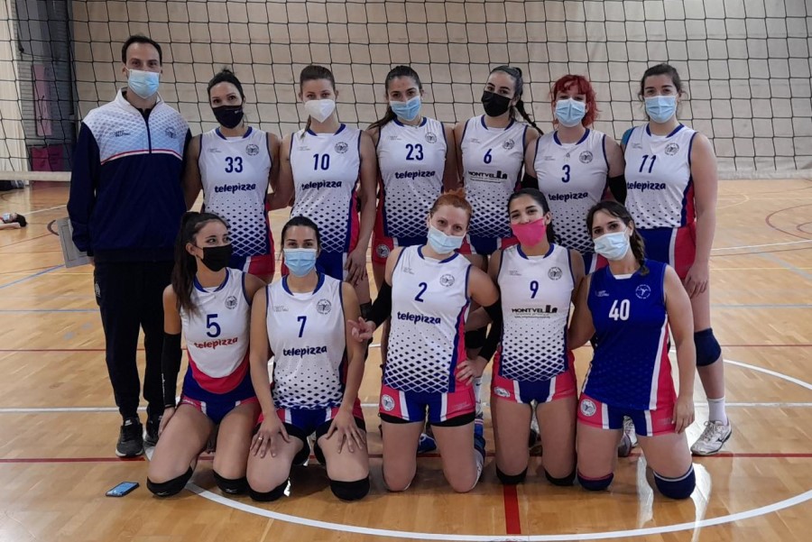 Les noies del primer equip (Club Voleibol Lloret)