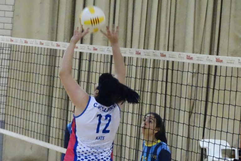 Imatge d'arxiu d'una jugadora del Lloret (Club Voleibol Lloret)