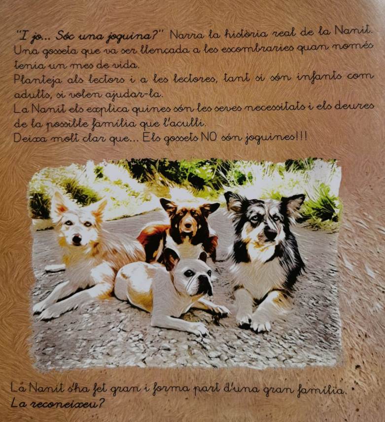 Les gosses protagonistes del conte (Júdit Sánchez)