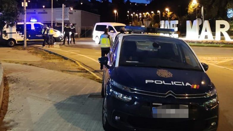 Operatiu de la Policia Nacional amb la Policia Local de Lloret de Mar