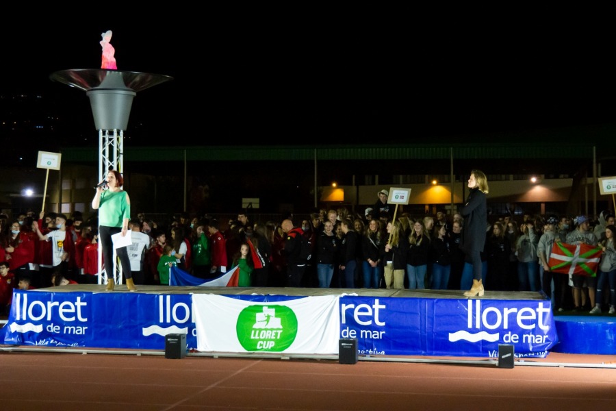 Benvinguda als equips de la Lloret Cup d'Handbbol, aquest diumenge.