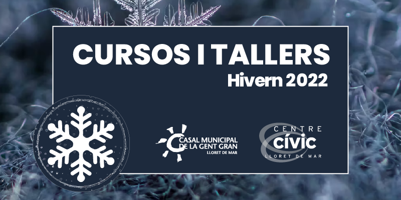 Cartell dels cursos d'hivern.