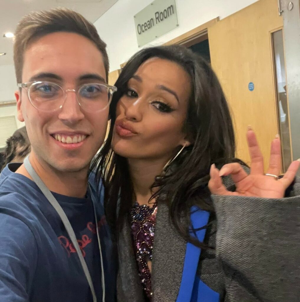 Daniel Borrego i Chanel, a Eurovisión 2022