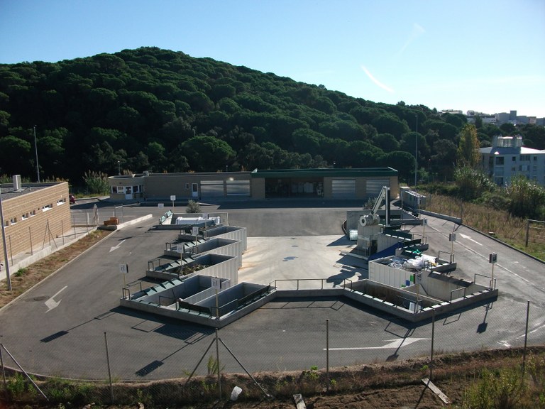 La deixalleria municipal de Lloret de Mar.