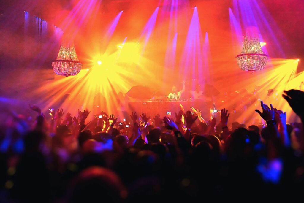 Interior d'una discoteca