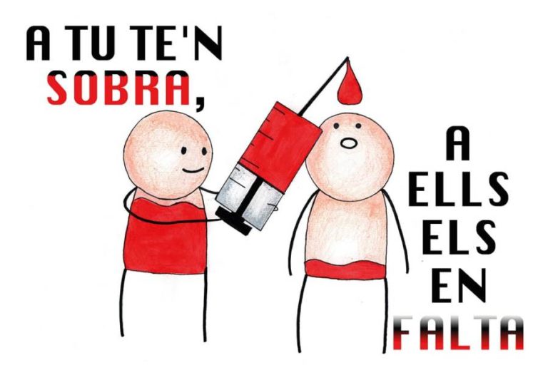 El cartell fet pels alumnes (Col·legi Immaculada Concepció)