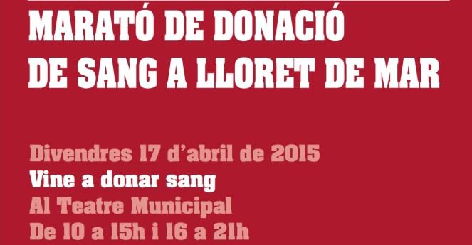 Marató per donar sang i medul·la, aquest divendres a Lloret