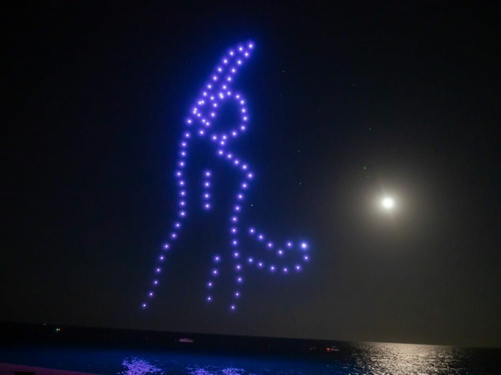 La Dona Marinera, al Lloret Drone Festival (Ajuntament de Lloret de Mar)