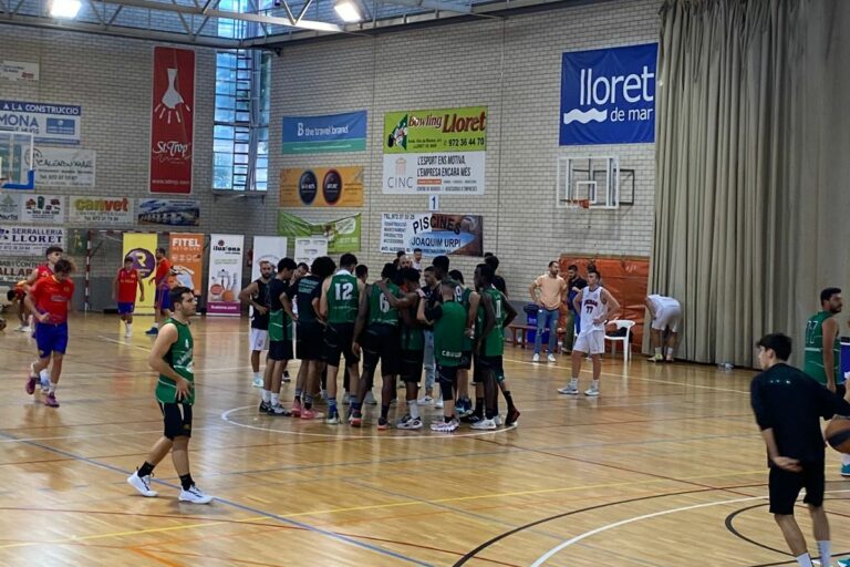 el basquet lloret en un partit de lliga