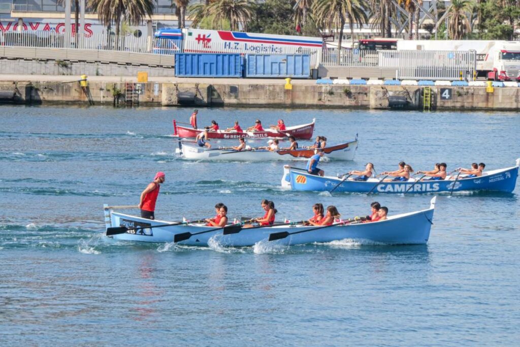 el club de rem Pescadors, al campionat de Catalunya de Banc Fix 2