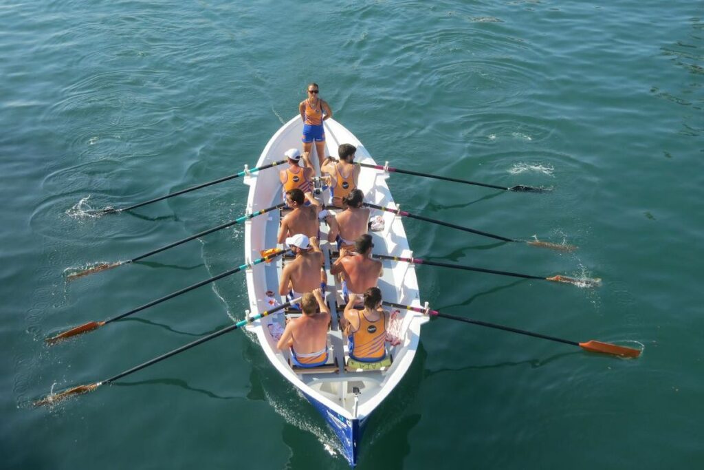 el club de rem hotelers, al campionat de Catalunya de Banc Fix