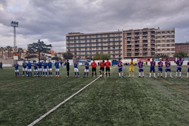 el club futbol lloret i el figueres abans del partit