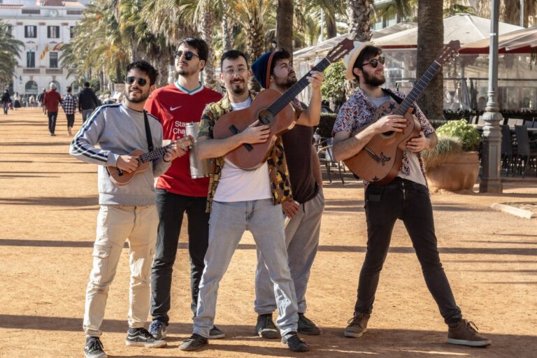 El Güeno, en el rodatge del videoclip 'Estoy bien'