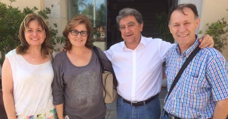 Enric Millo visita Lloret i fa una crida a la ciutadania perquè participi massivament al 27-S
